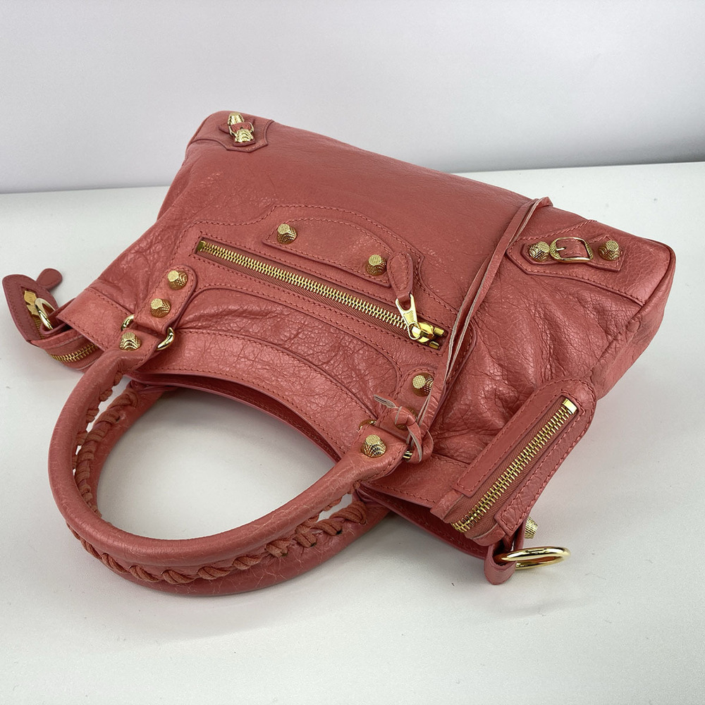 Balenciaga Shoulder Town Pink Giant Bag View 5